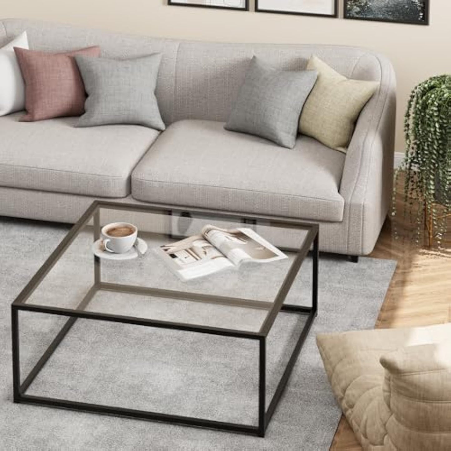 Minimalist Glass Coffee Table โ Style Meets Function!