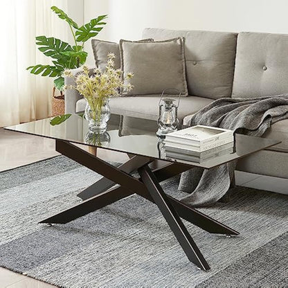 Modern Glass Coffee Table — Sleek Style, Lasting Strength!