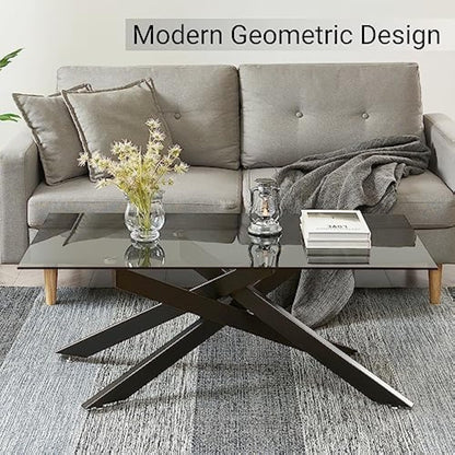 Modern Glass Coffee Table — Sleek Style, Lasting Strength!