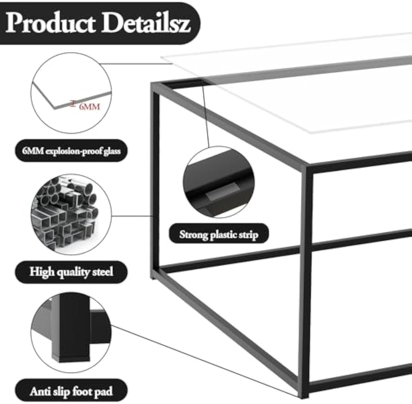 Minimalist Glass Coffee Table — Style Meets Function!