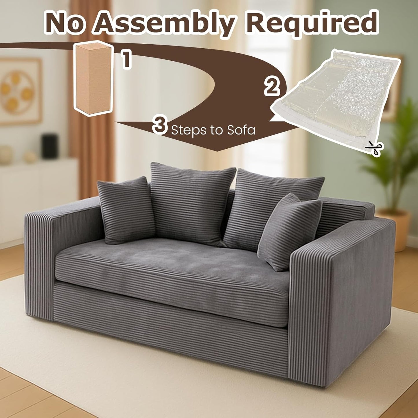 The 3-in-1 Magic Sofa! Your Space, Your Way – Instantly!