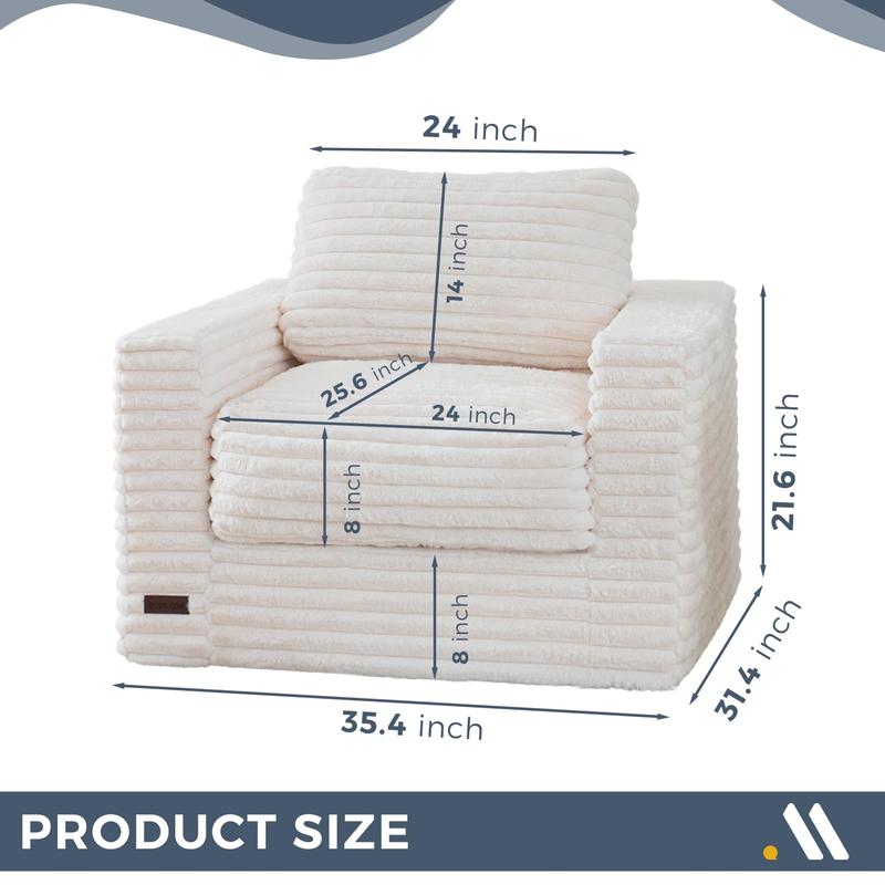 Cloud Comfort Bean Bag Chair — Your Fluffy Throne Awaits!